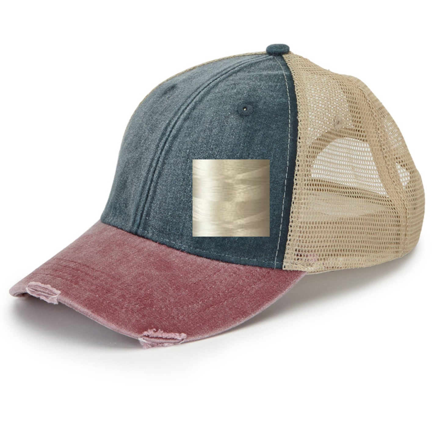 Mississippi Embroidered Distressed Hat
