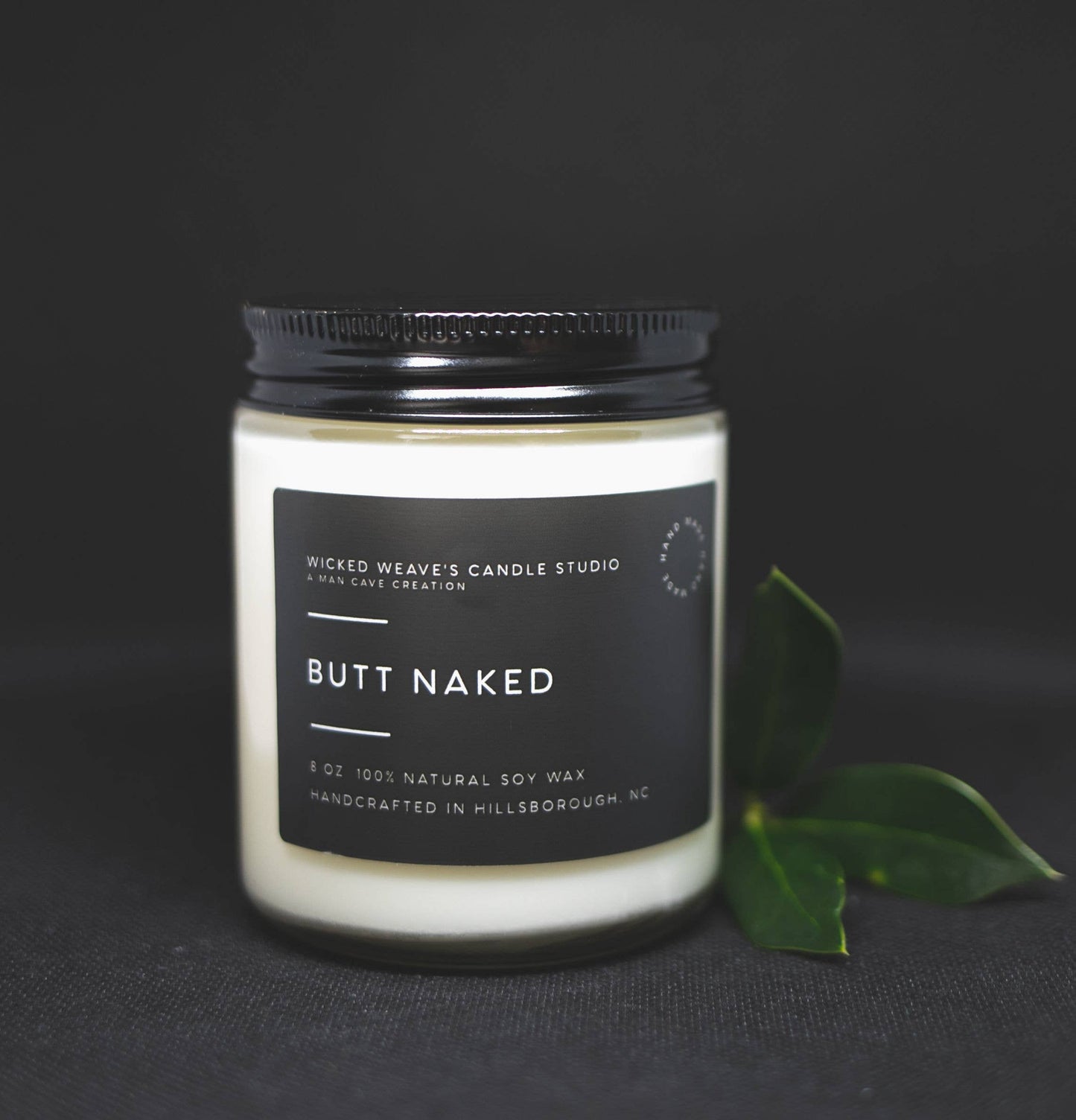 Butt Naked Soy Wax Candle 16 oz Jar Candle