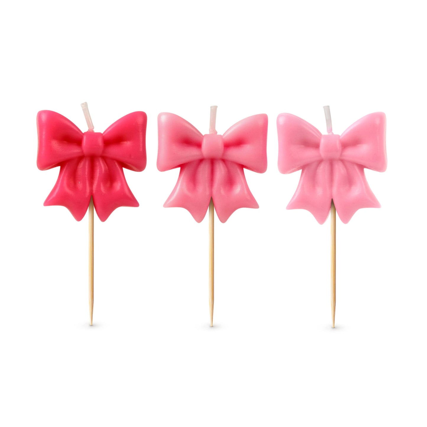 WRAP PARTY Bow Candles, Set of 5