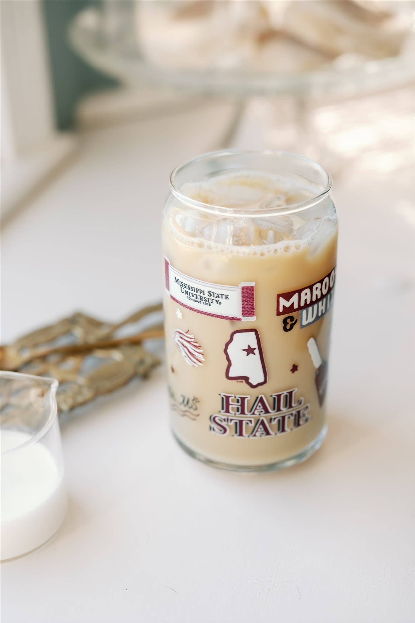 Mississippi State Glass Cup
