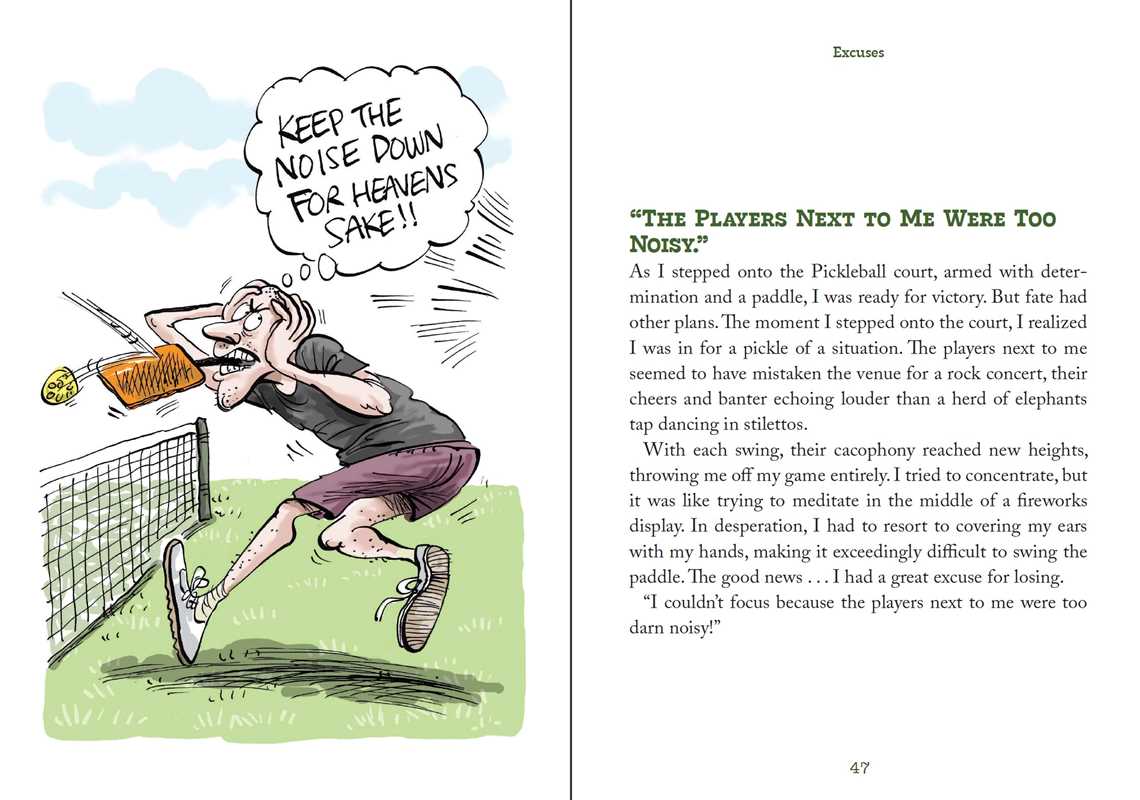 Pickleball's Best Excuses book