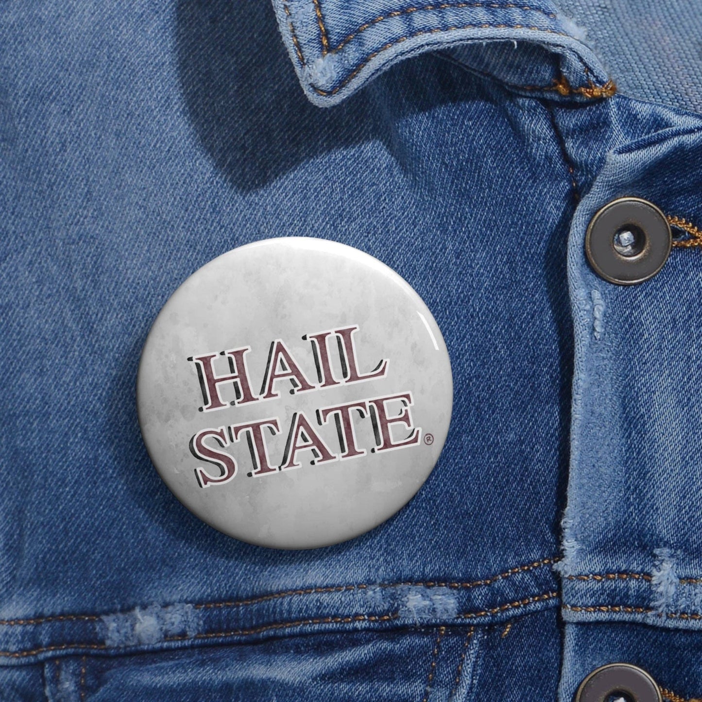 Mississippi State "Hail State" Game Day Button