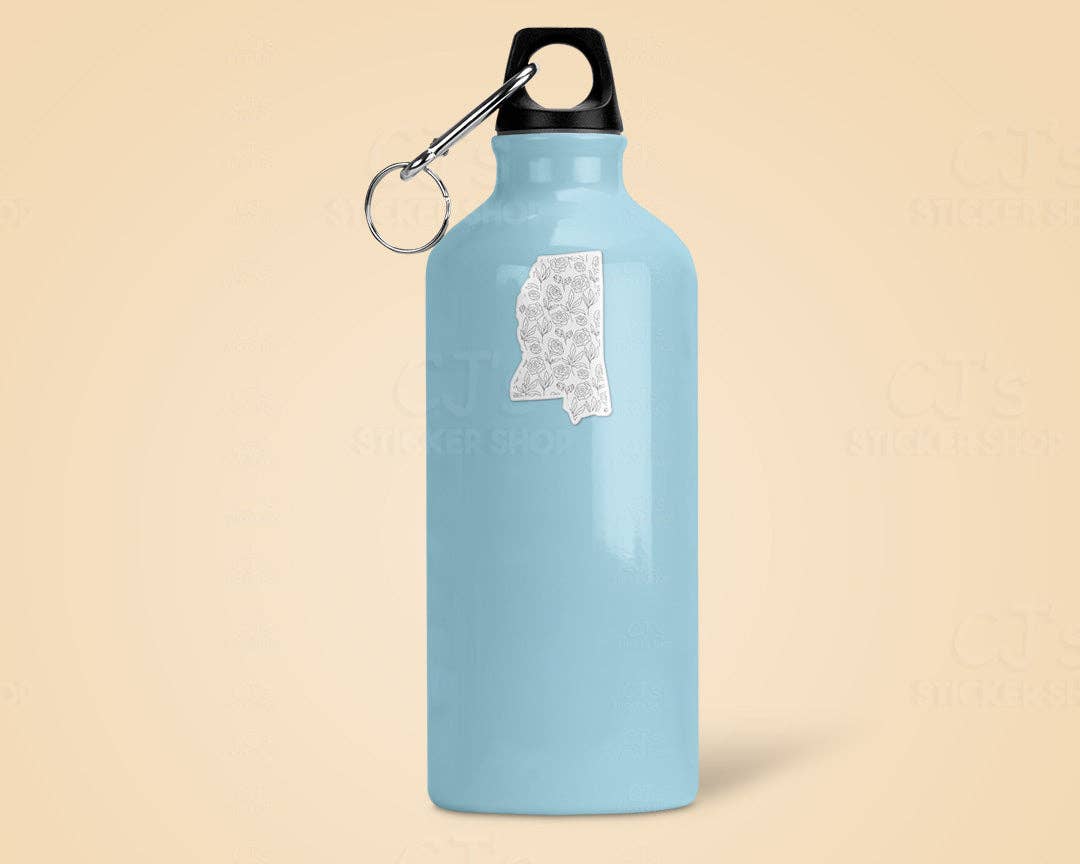 Mississippi Floral Pattern Sticker