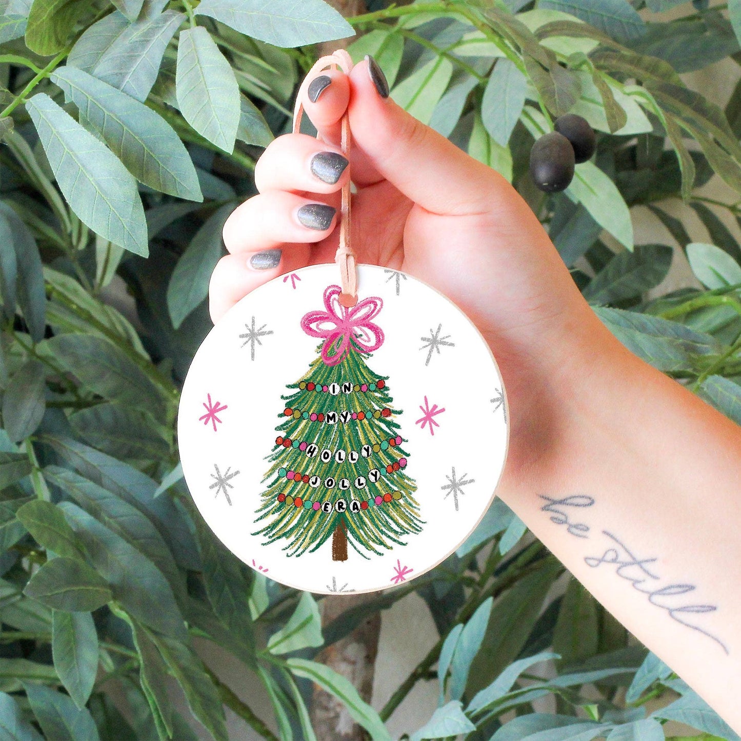 Holly Jolly Era ornament