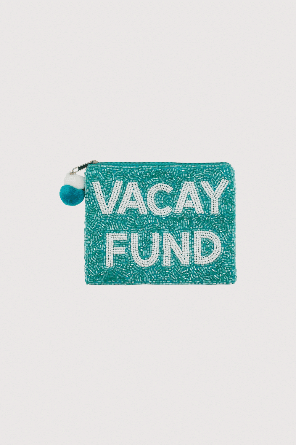 Vacay Fund Beaded Pouch
