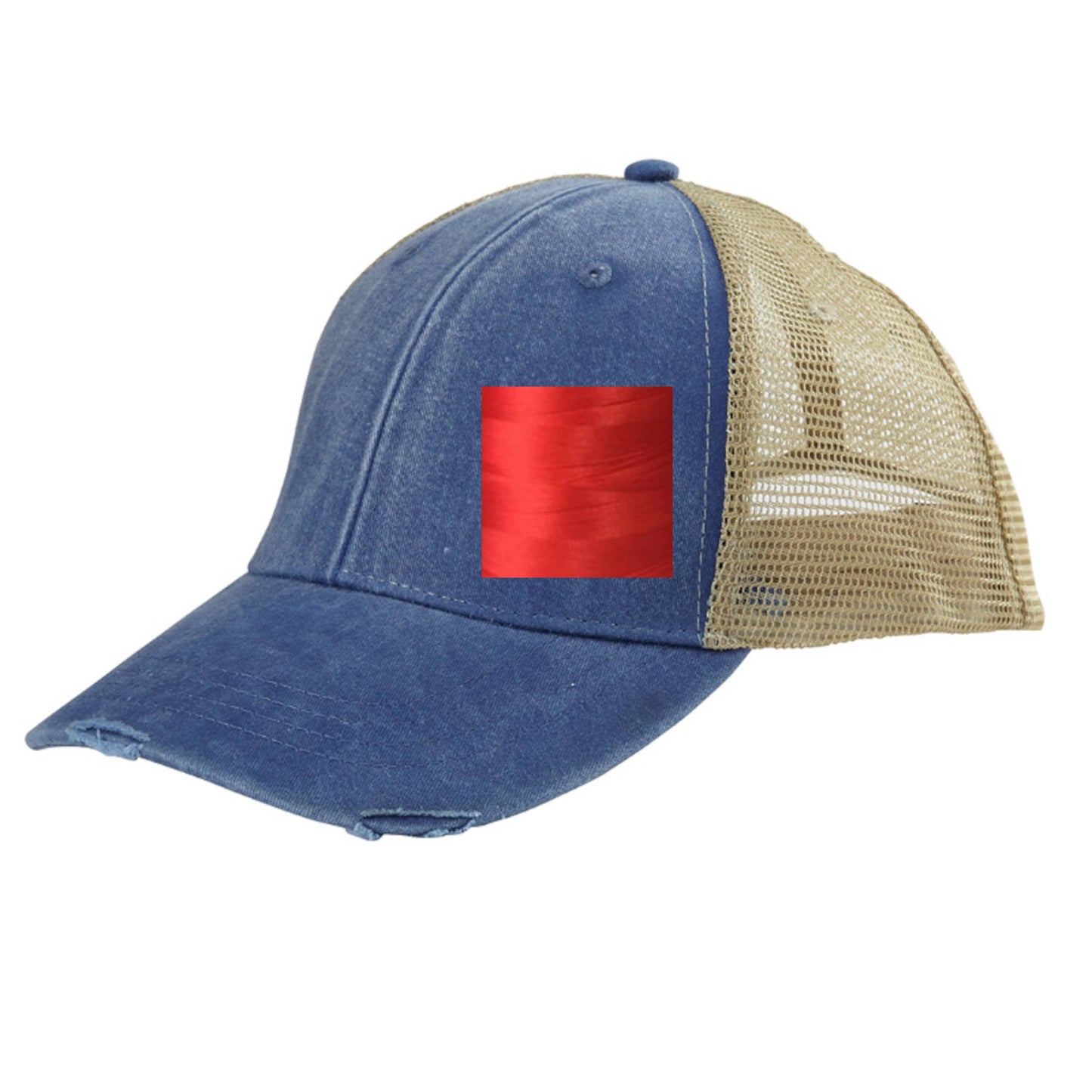 Mississippi Embroidered Distressed Hat