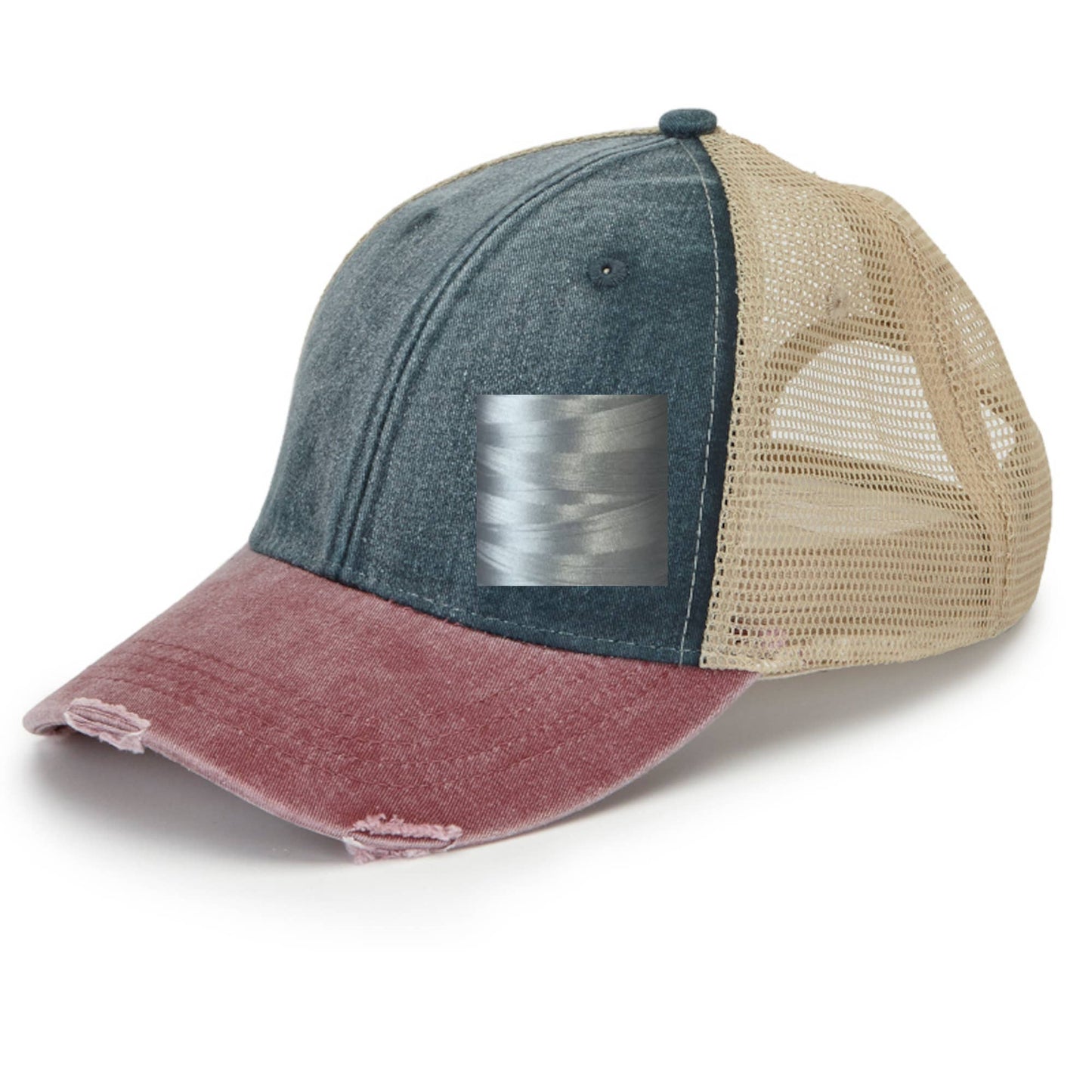 Mississippi Embroidered Distressed Hat