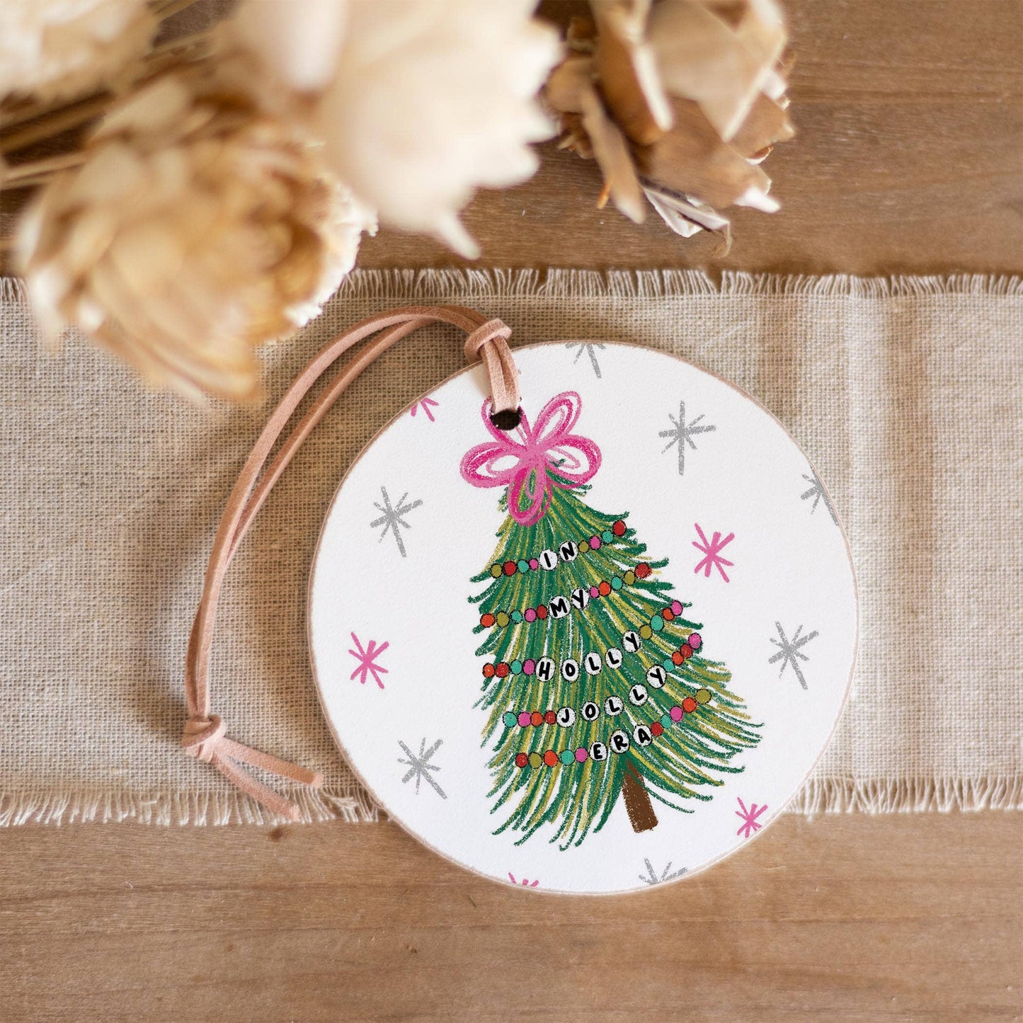 Holly Jolly Era ornament