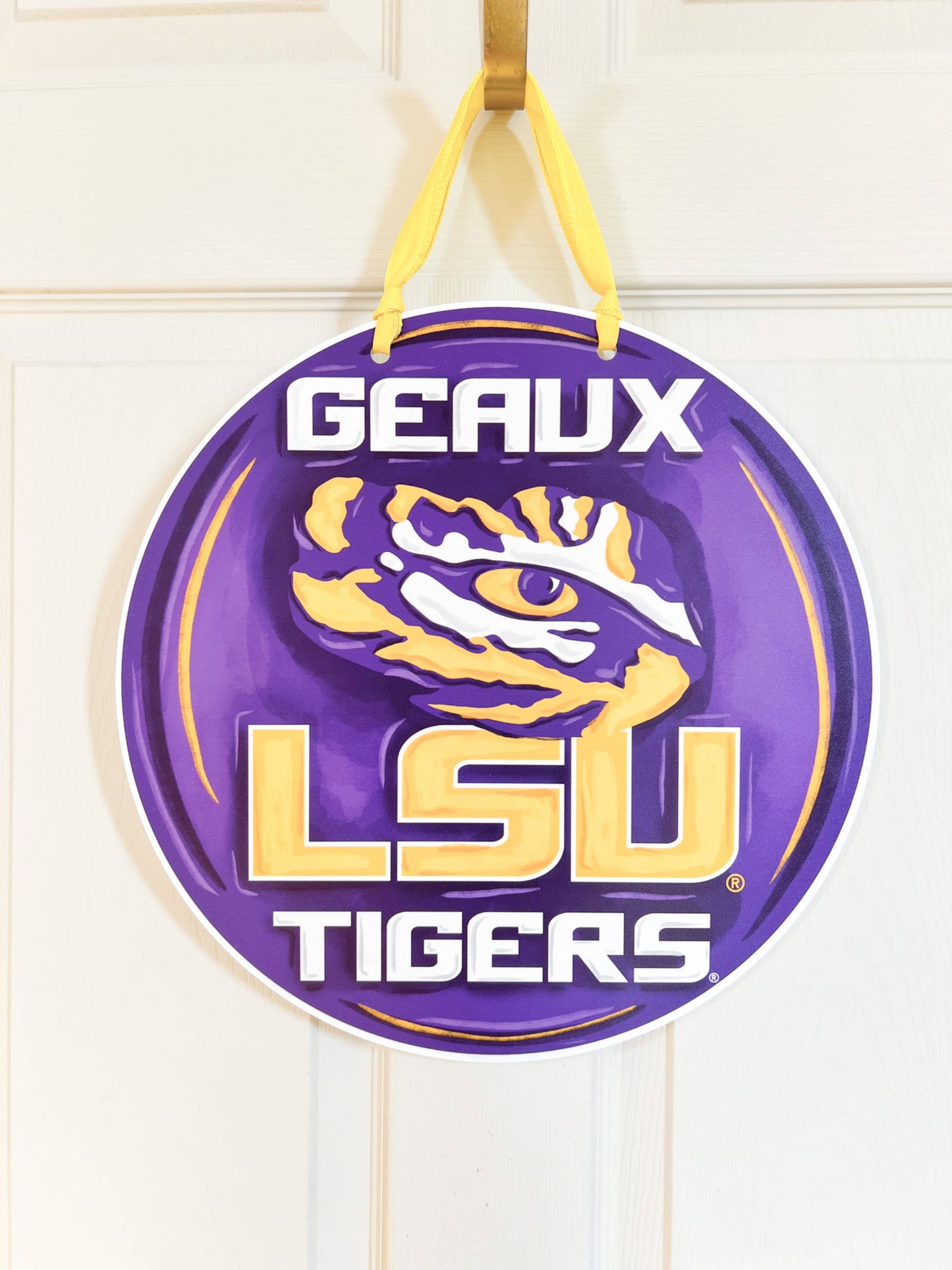 Louisiana State University Door Hanger