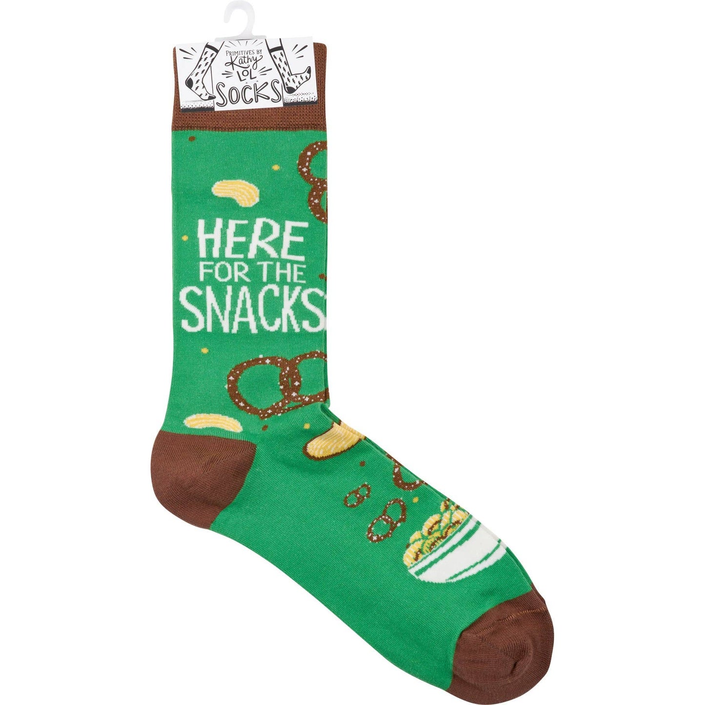 Here For The Snacks Socks