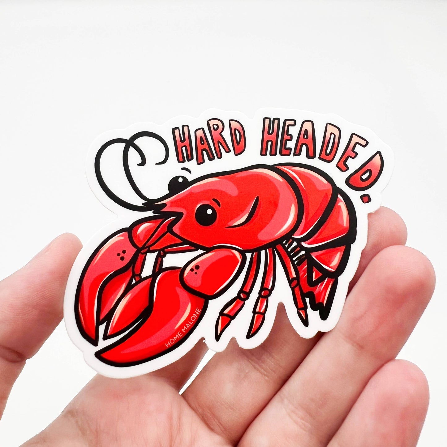 Hard Headed Sticker