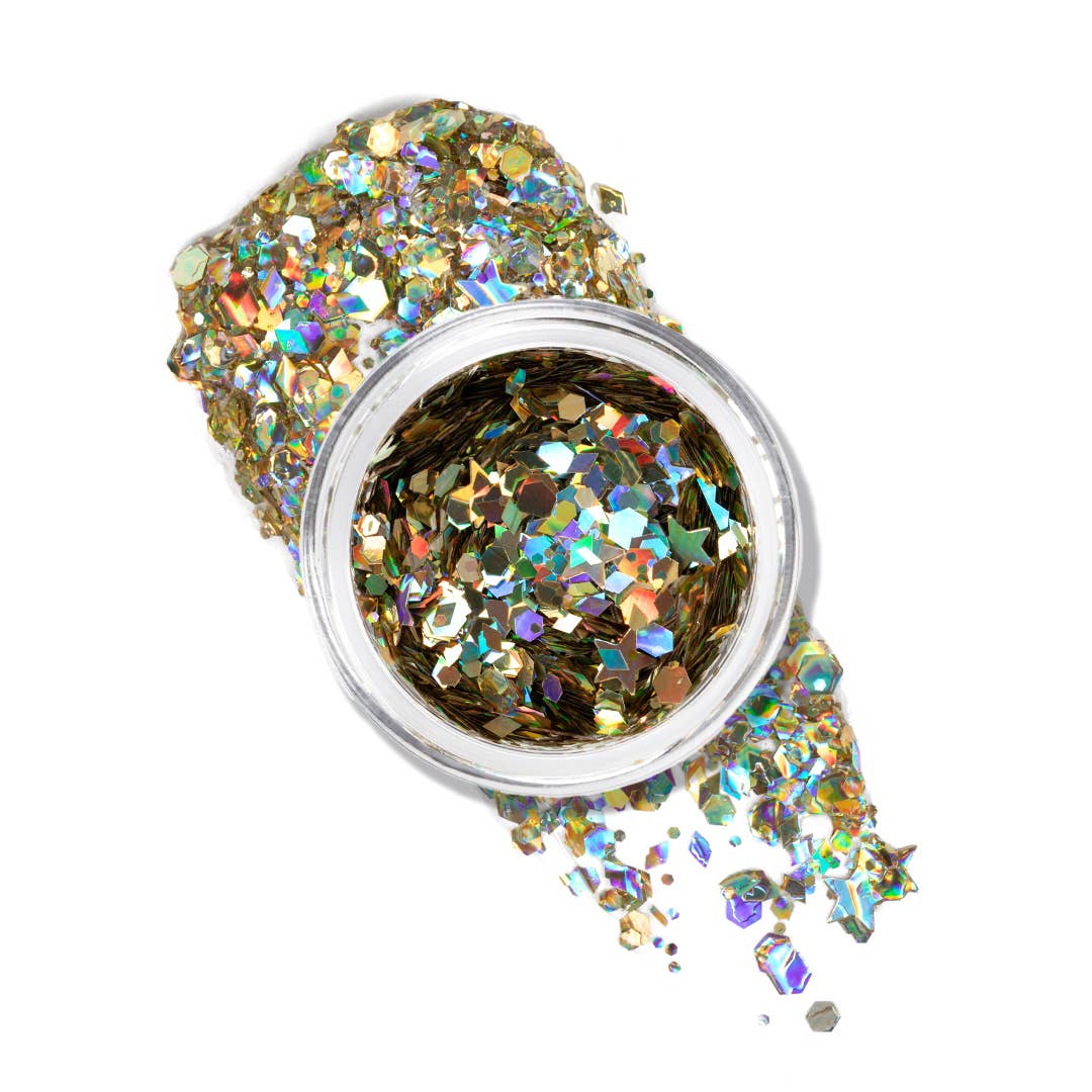 Gold-Solar | Chunky Glitter