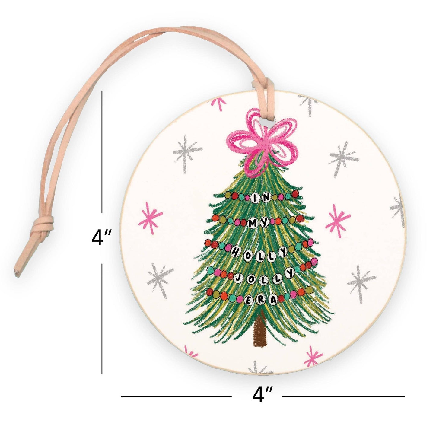 Holly Jolly Era ornament