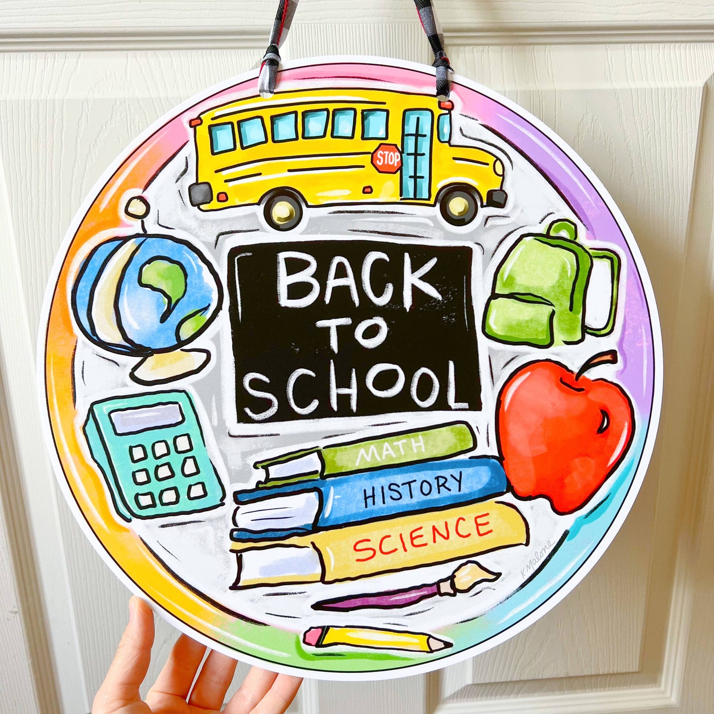 Back To School Door Hanger