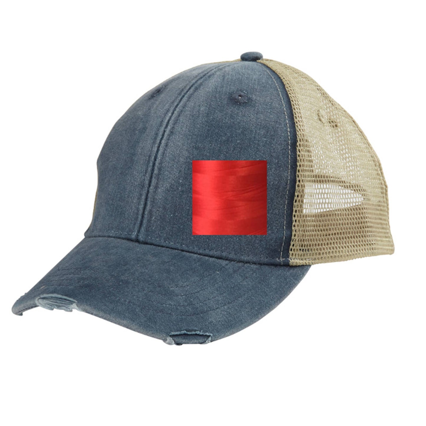 Mississippi Embroidered Distressed Hat