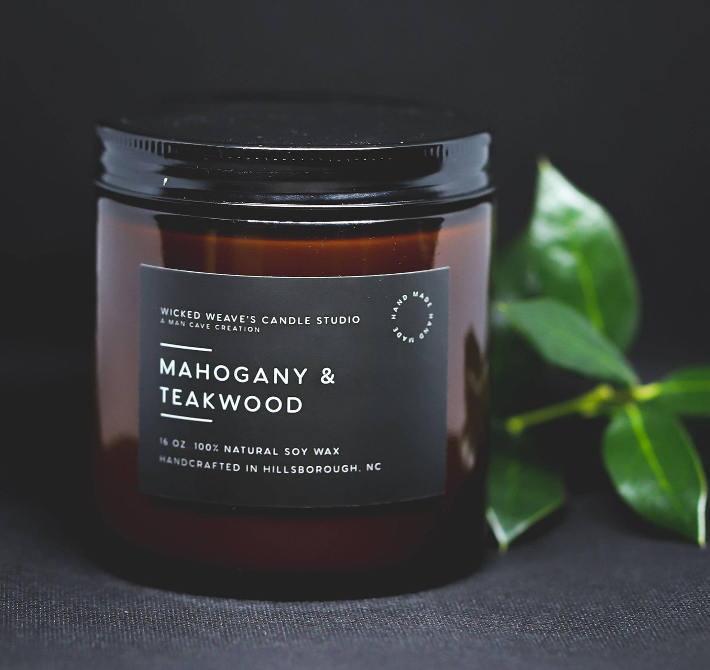 Mahogany Teakwood Soy Wax Candle