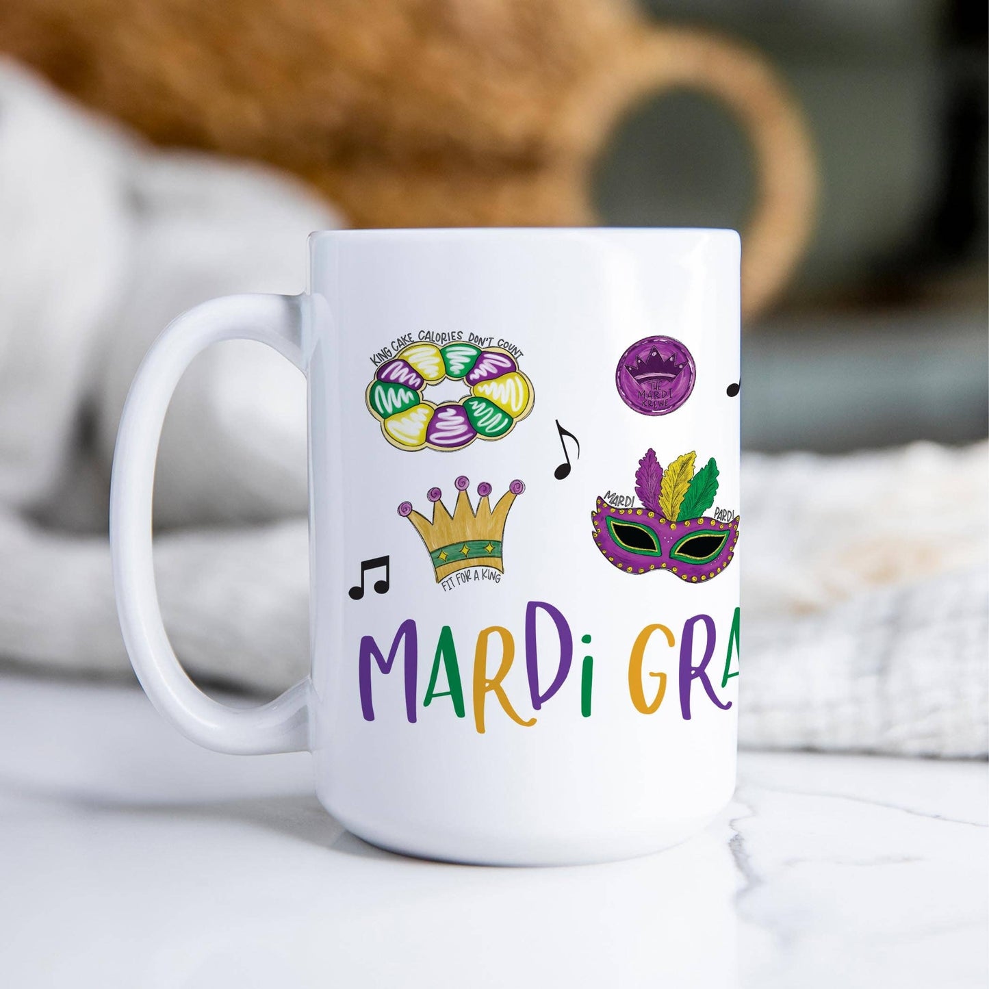 Mardi Gras Icons Coffee mug