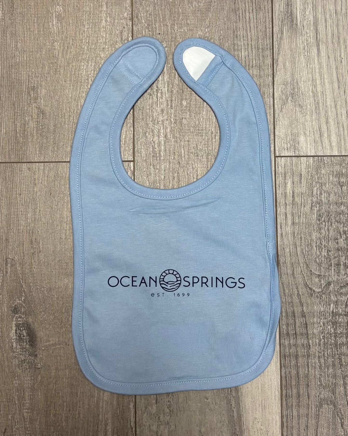 OS Sun Logo Bib - Light Blue