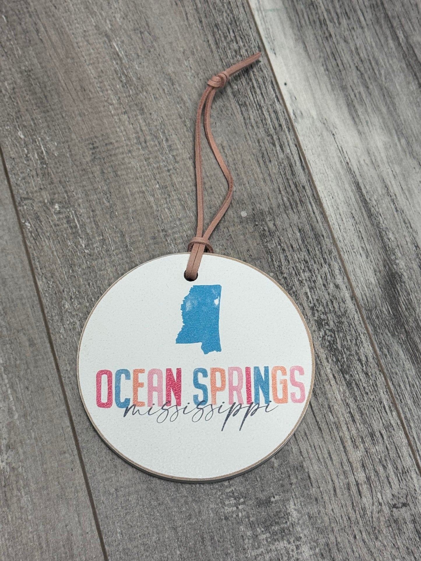 Ocean Springs Watercolor Ornament