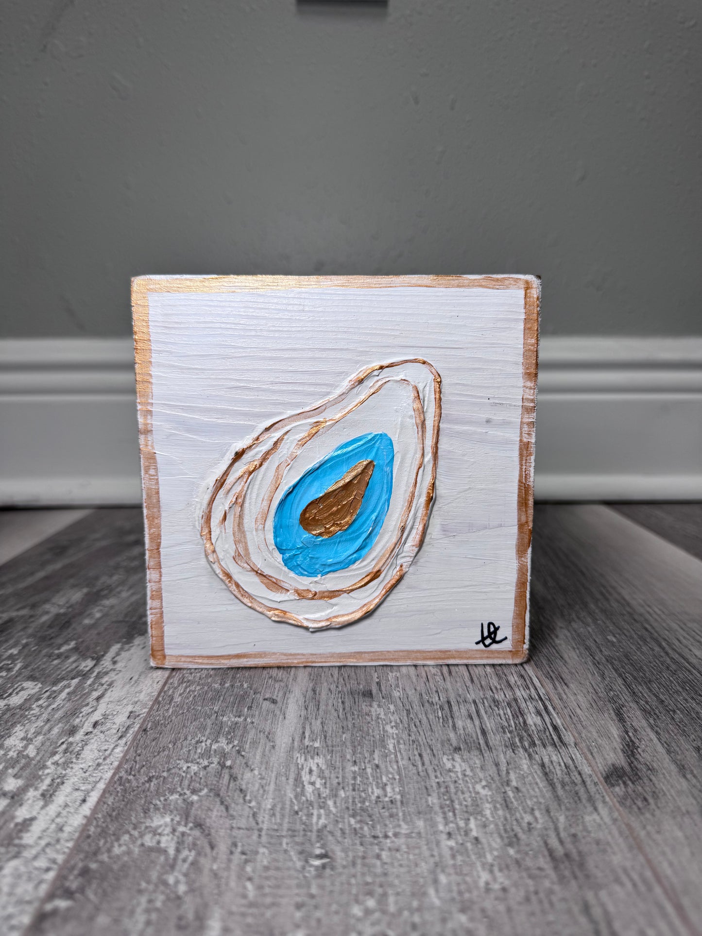 Oyster Gold Wood Block