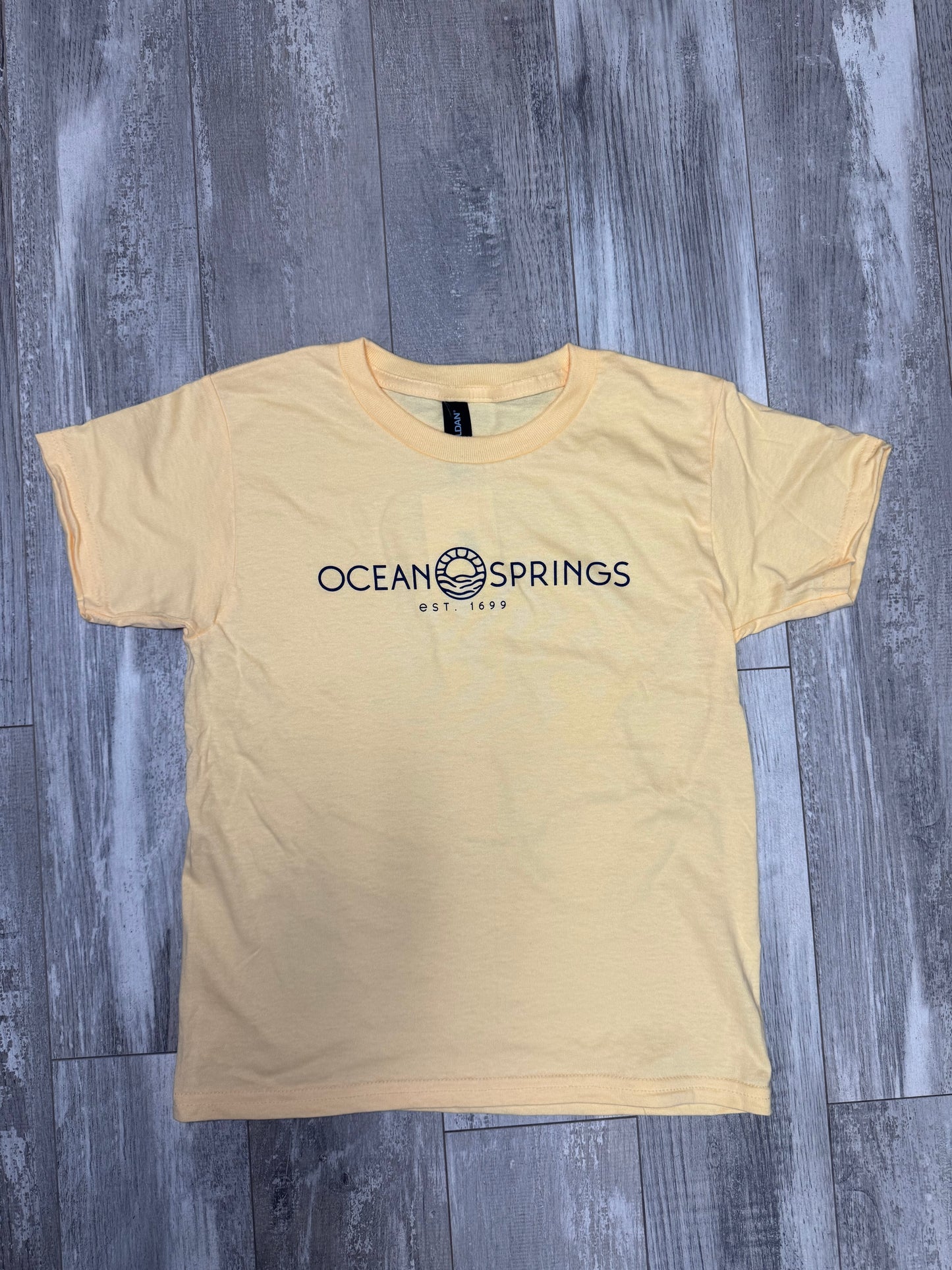OS Sun Logo Tee - Yellow Haze