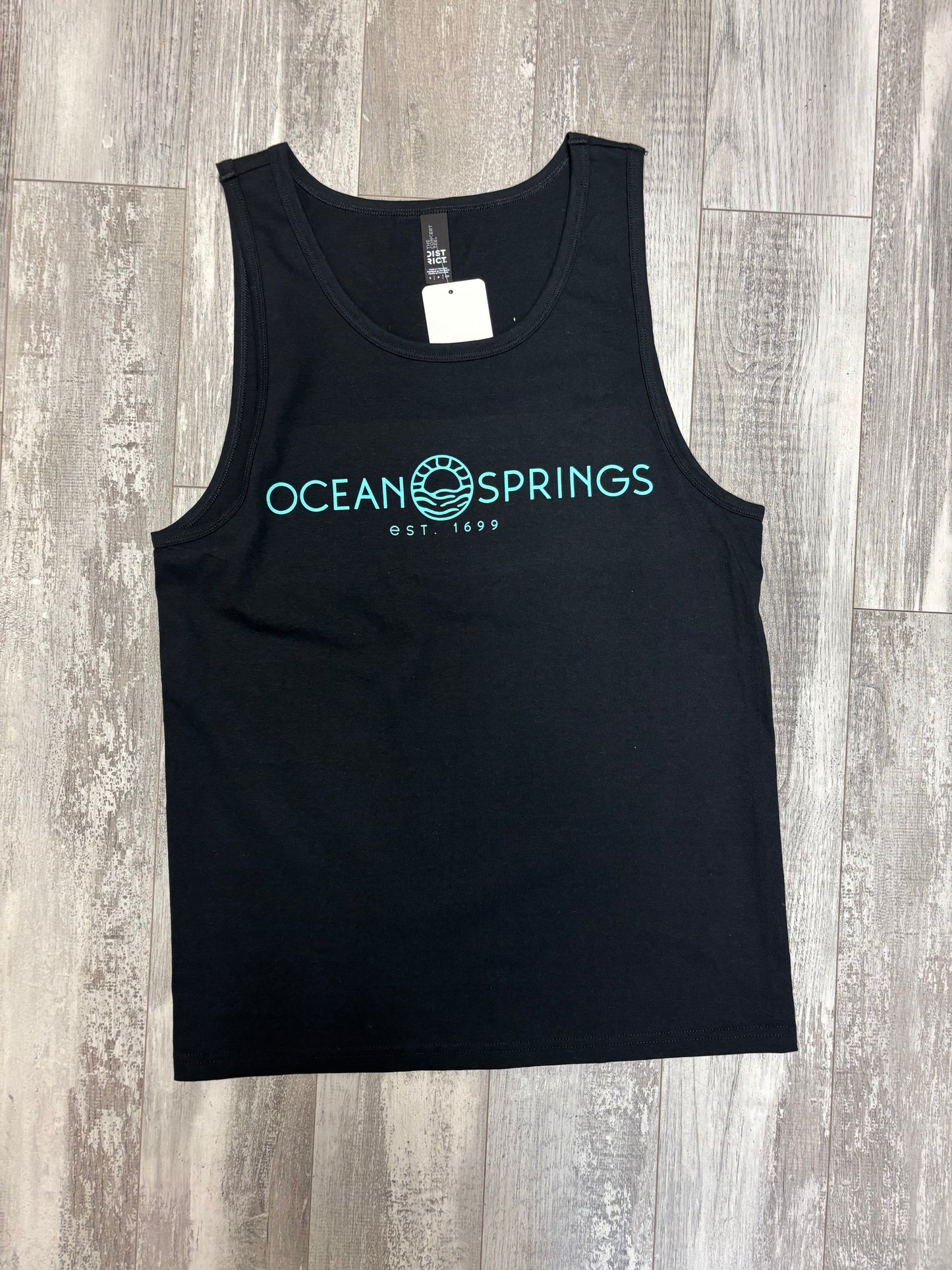 OS Sun Logo Tank - Black