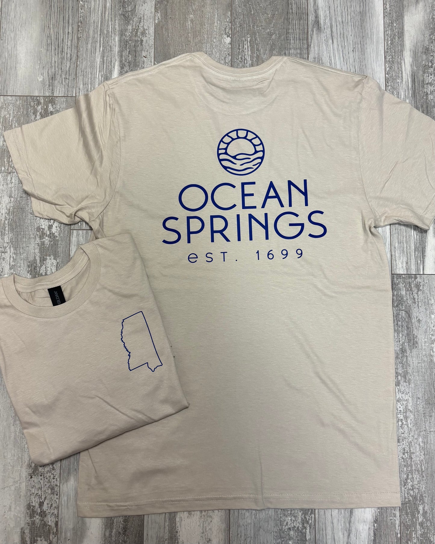 MS Outline Tee - Sand