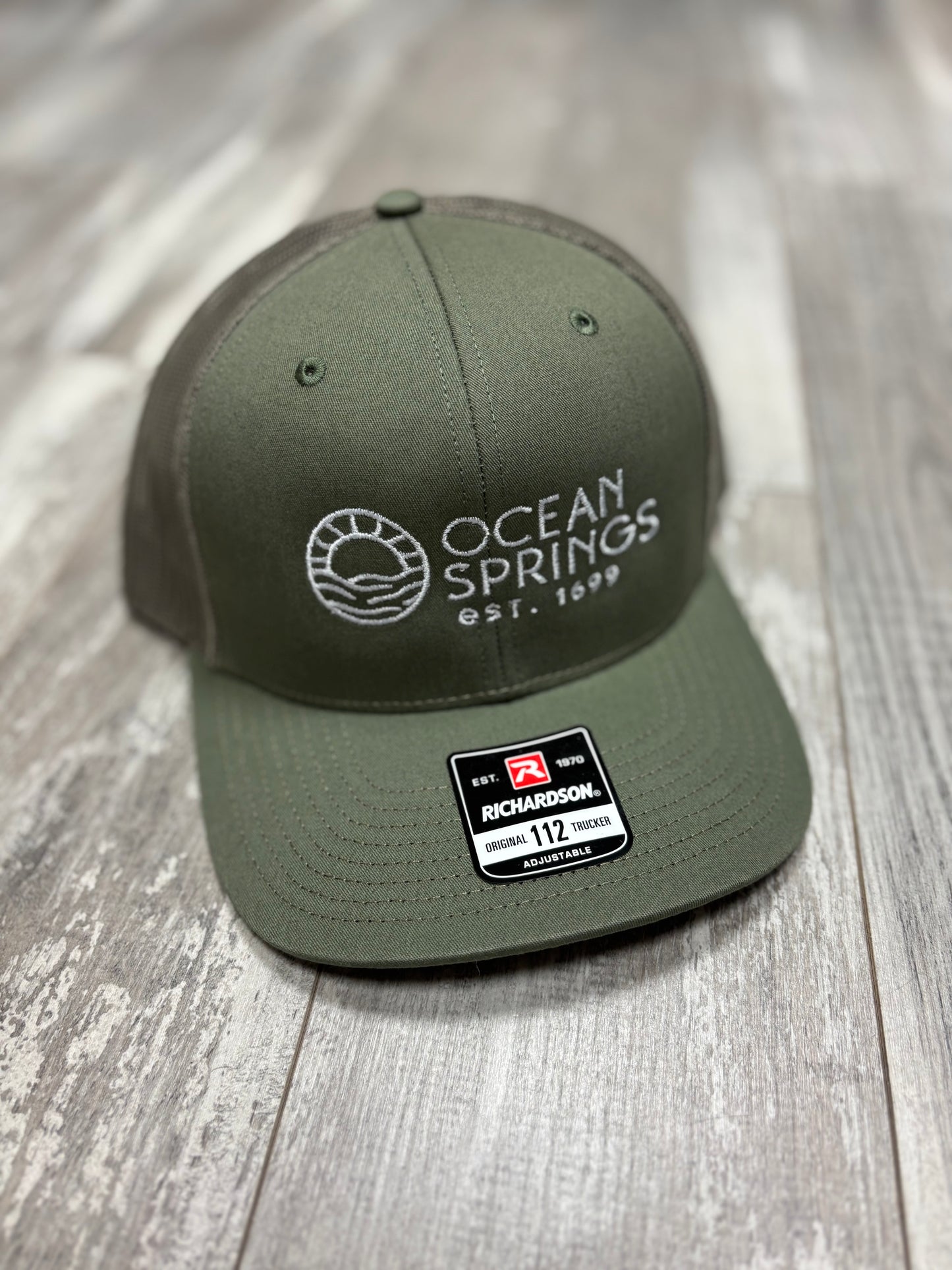 Ocean Springs Trucker hat - Loden