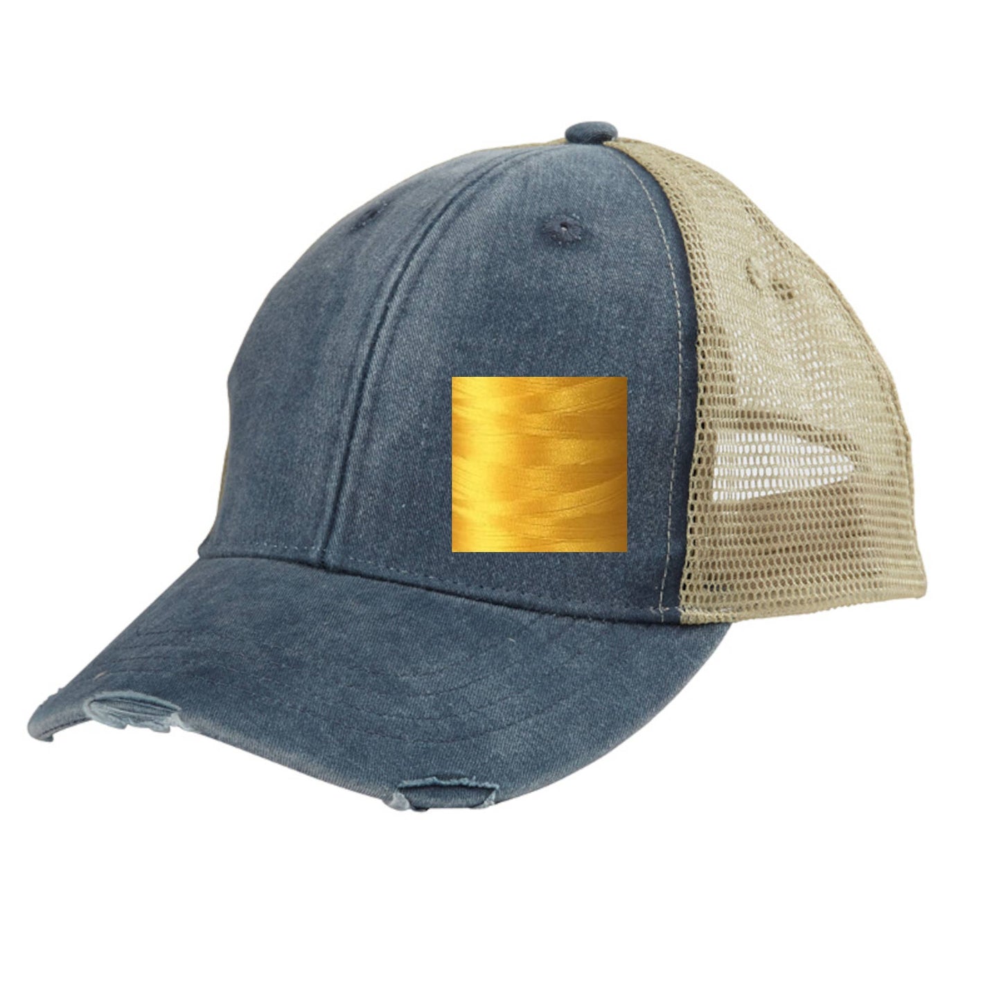 Mississippi Embroidered Distressed Hat