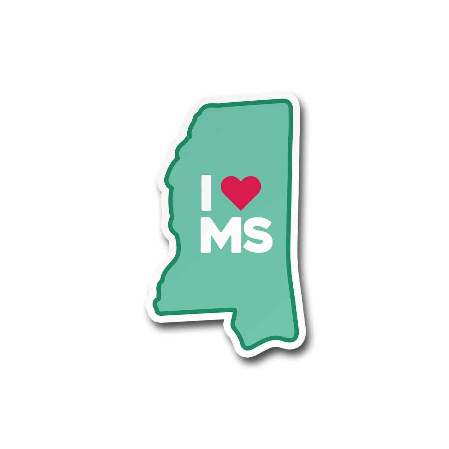 I Heart Mississippi Sticker