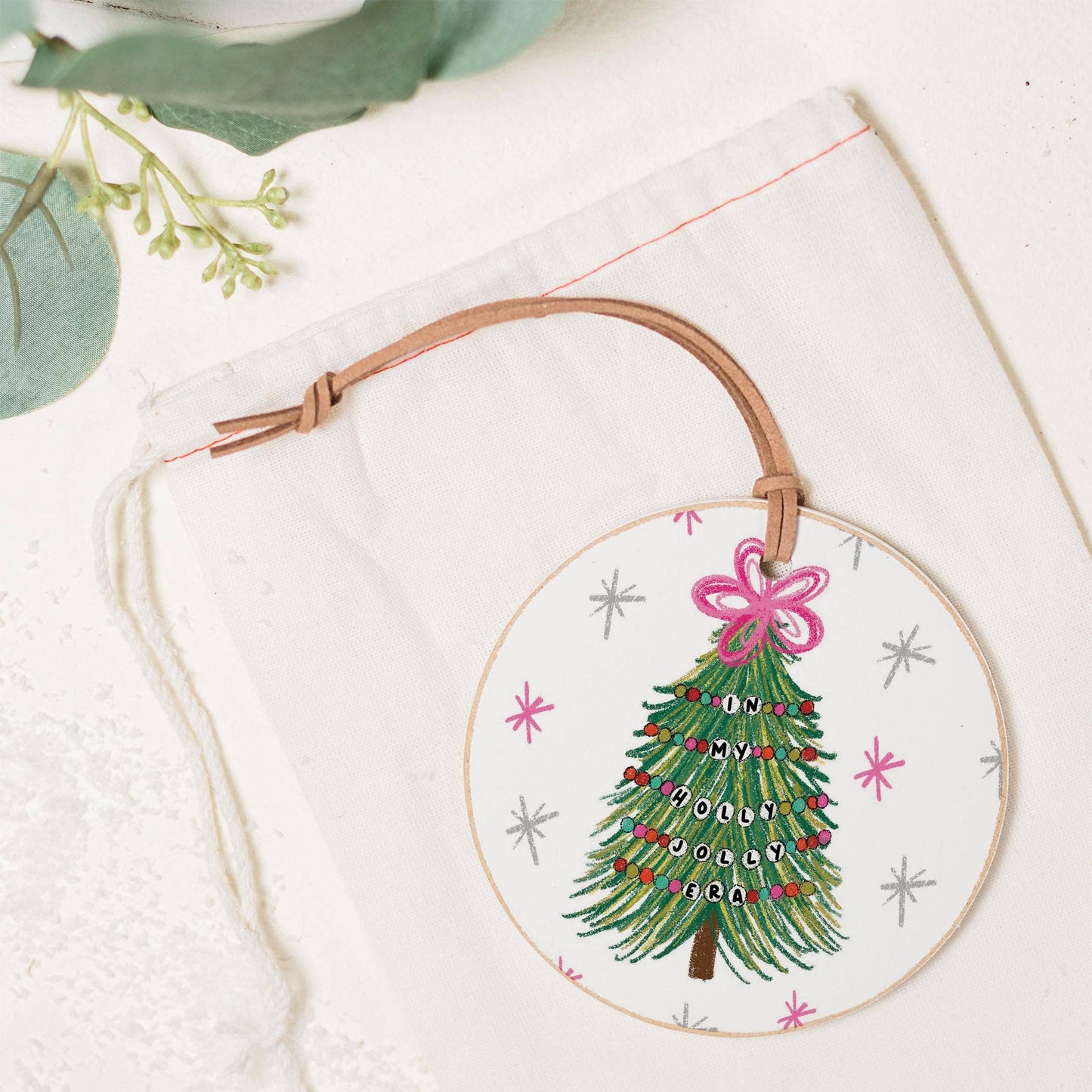 Holly Jolly Era ornament