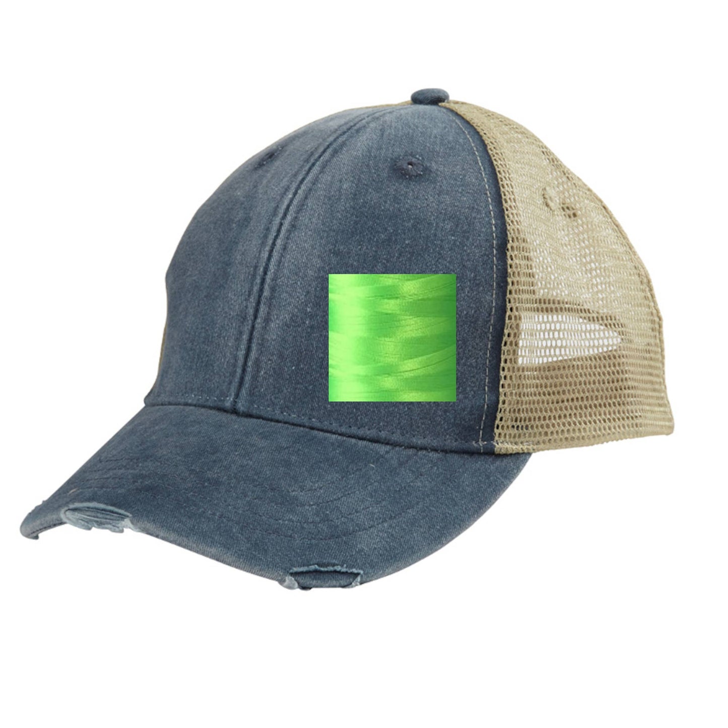 Mississippi Embroidered Distressed Hat