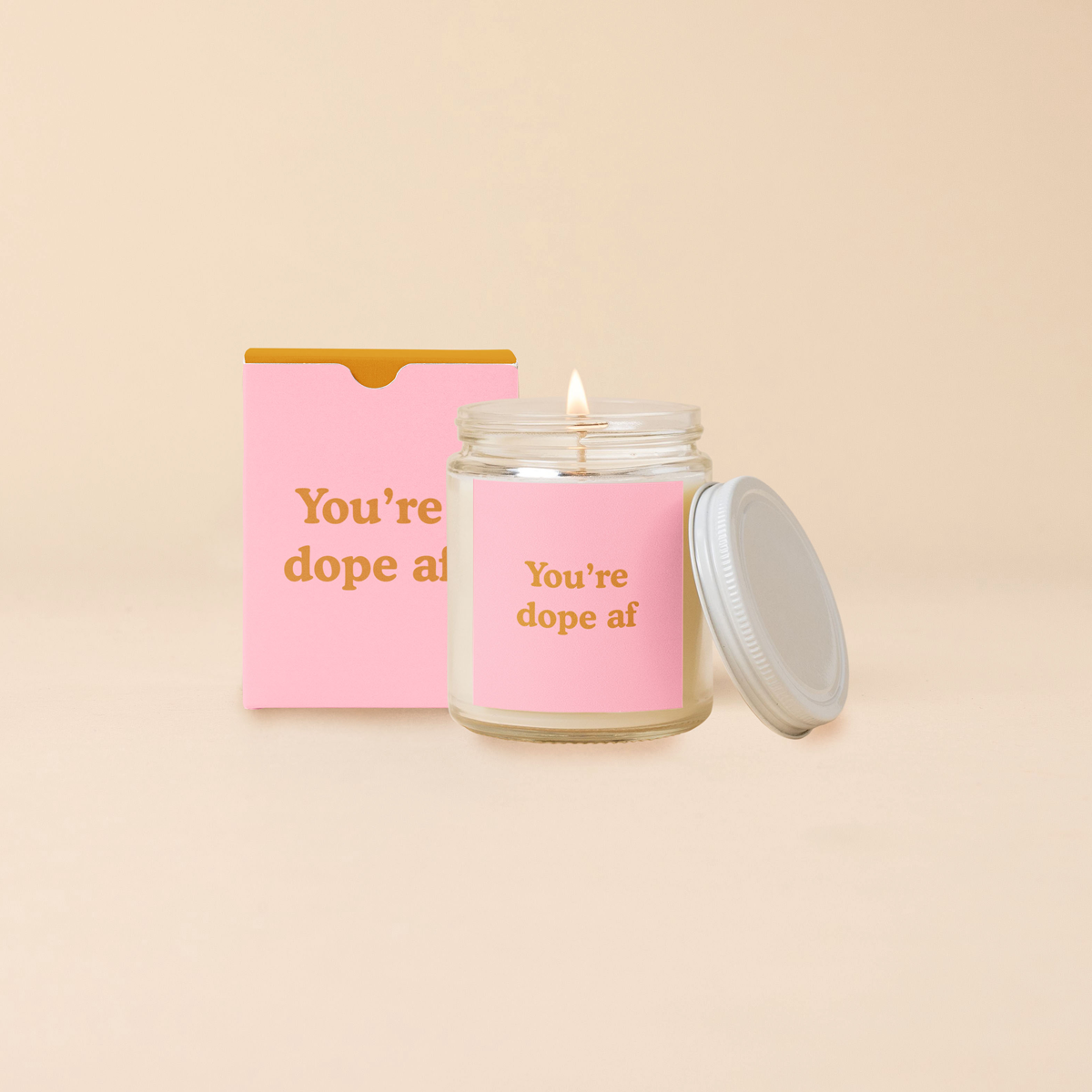 Candle Jar w/Lid