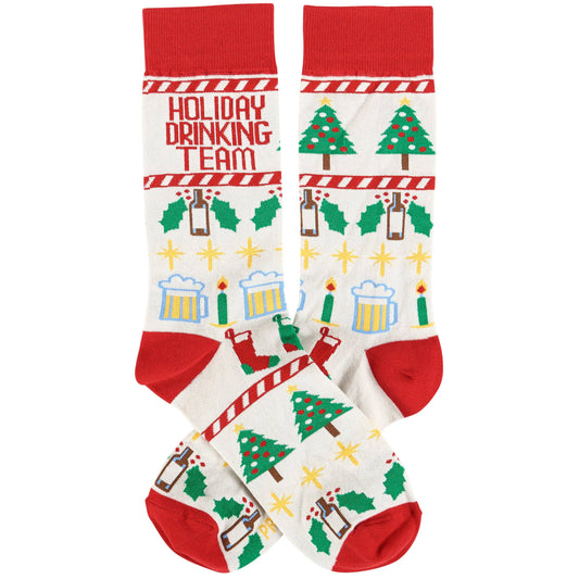 Holiday Drinking Team Socks