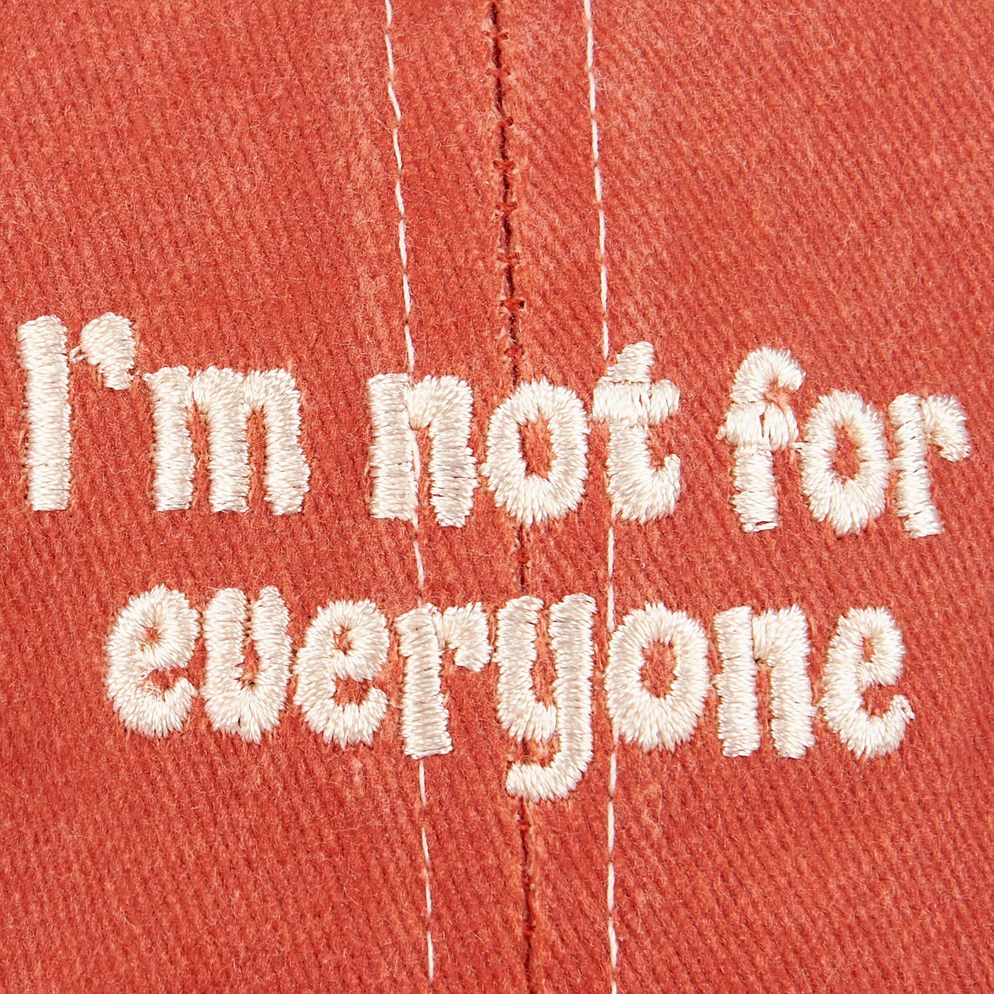 Not For Everyone Baseball Cap