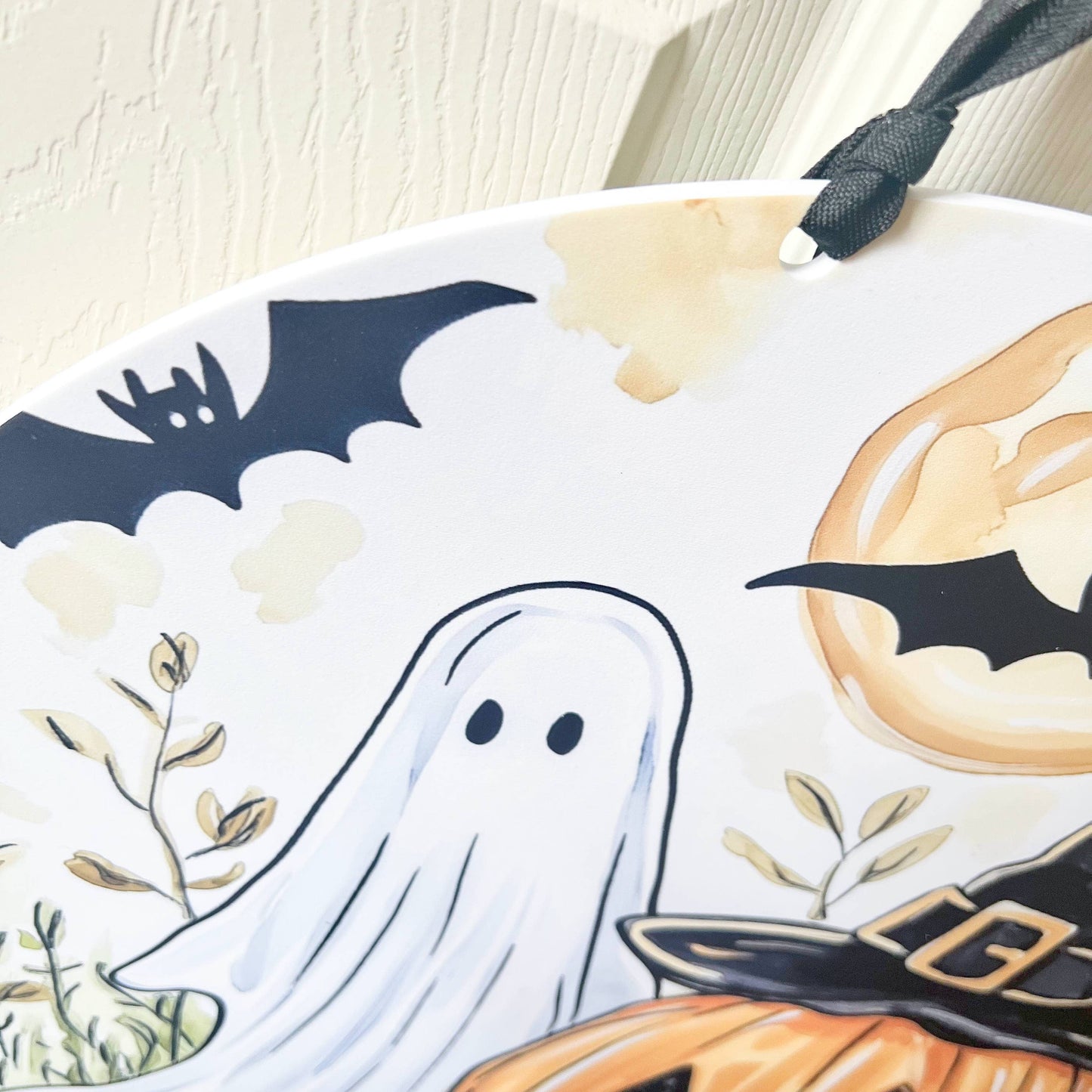 Autumn Halloween Door Hanger