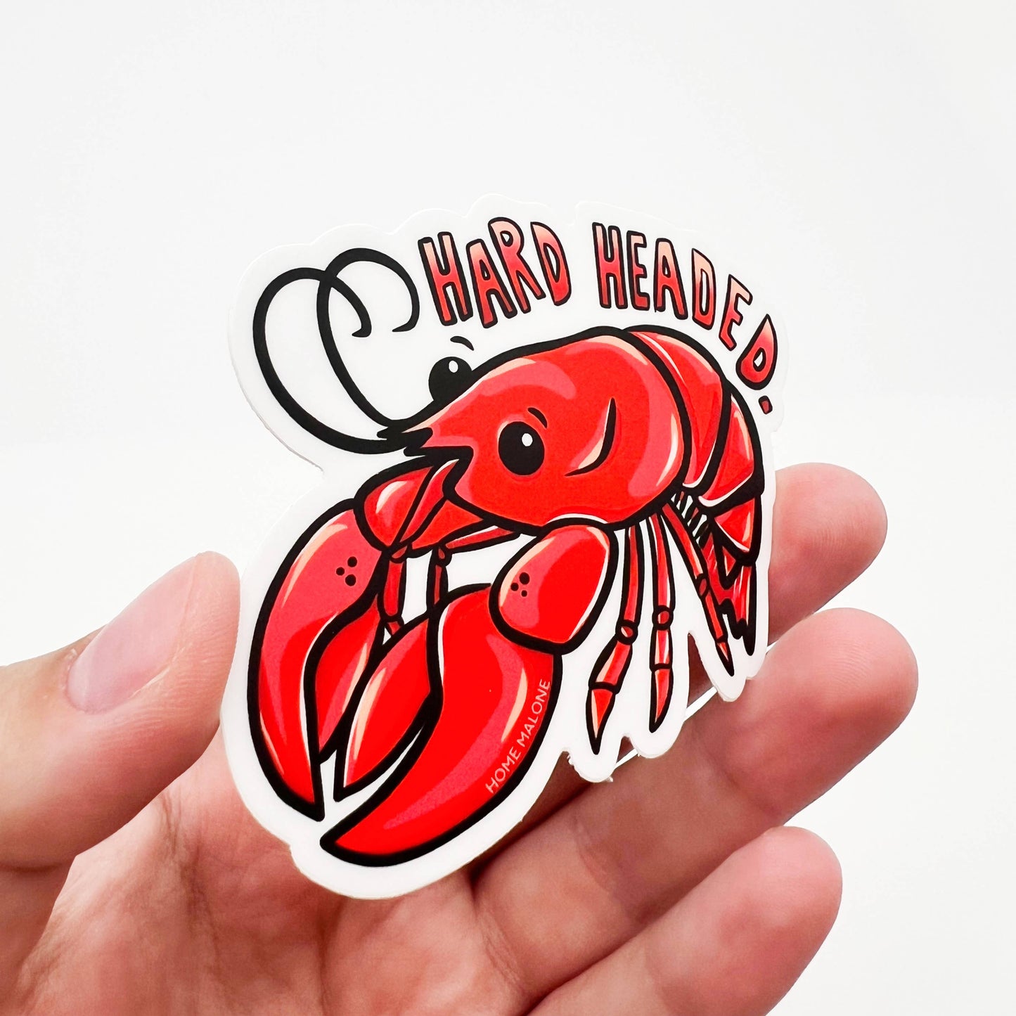 Hard Headed Sticker