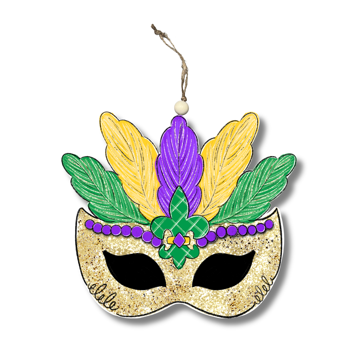 Mardi Gras Mask Ornament