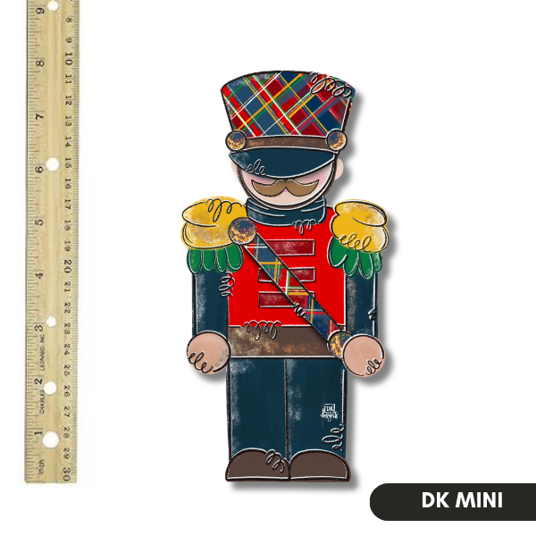 Plaid Navy Solider Mini