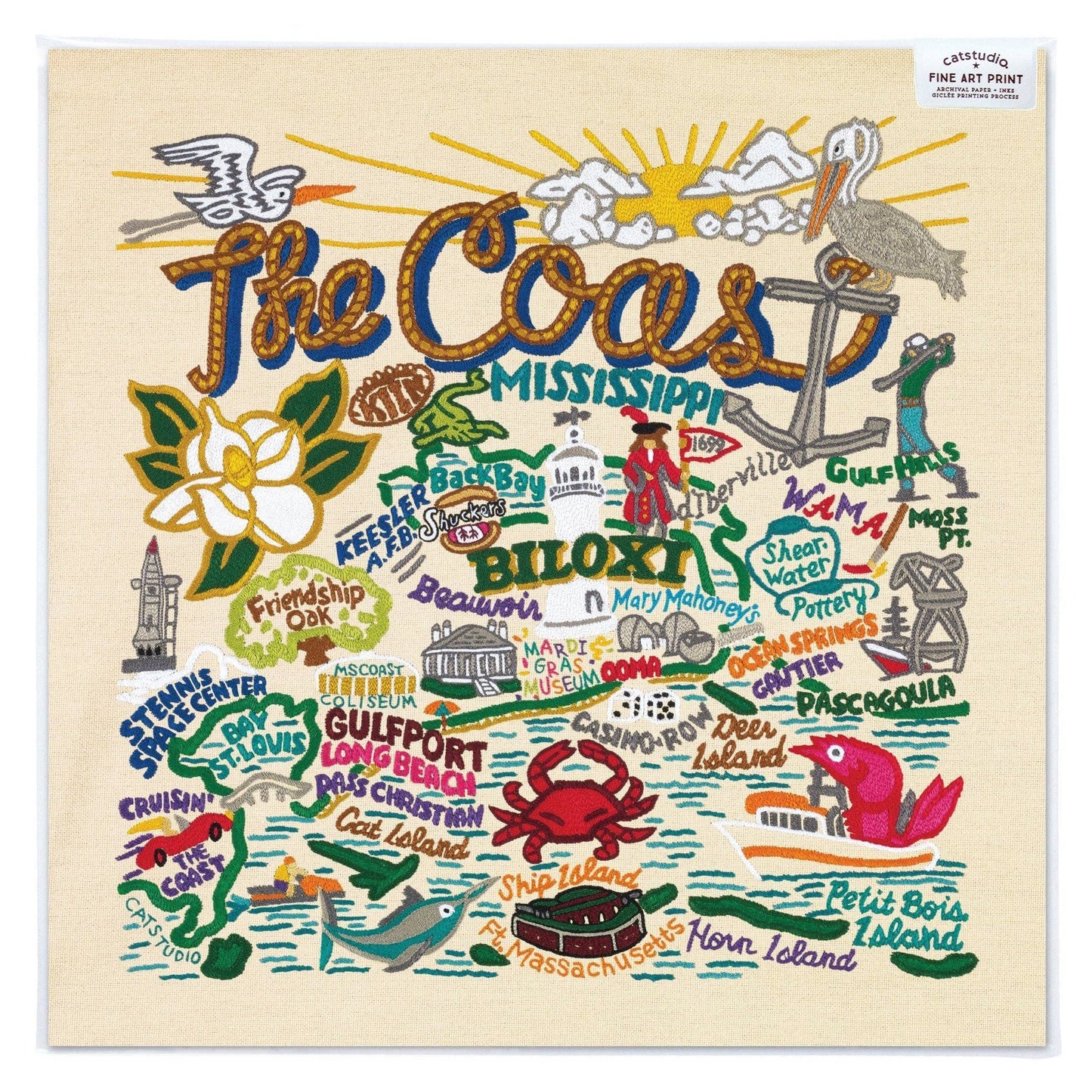 Mississippi Coast Fine Art Print