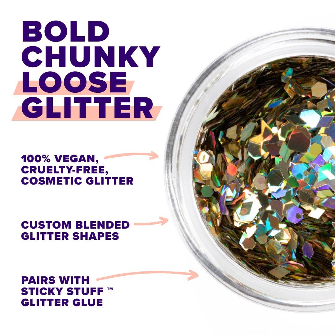 Gold-Solar | Chunky Glitter