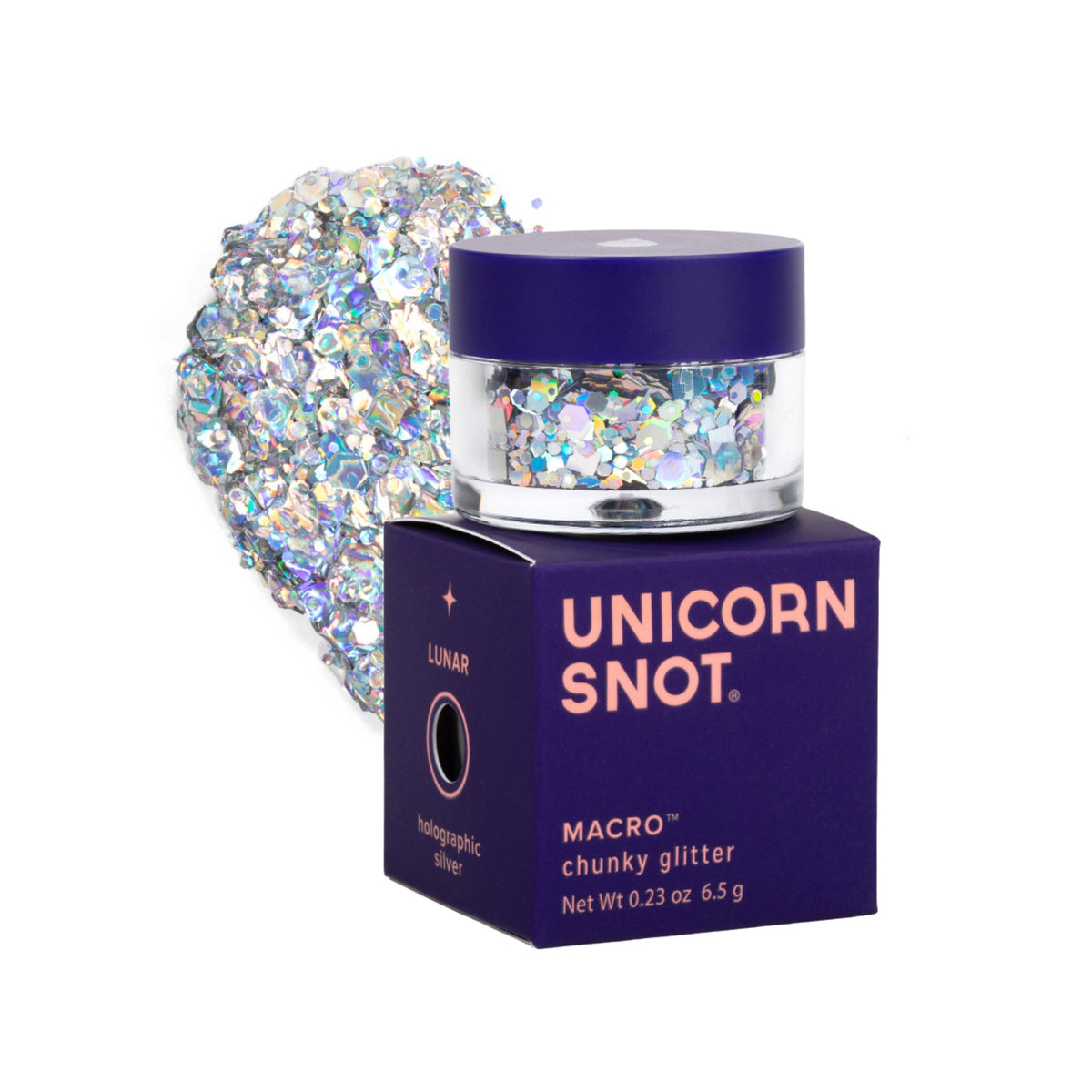 Silver-Lunar | Chunky Glitter