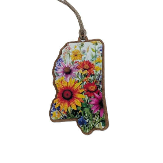 Mississippi Wildflower Ornament