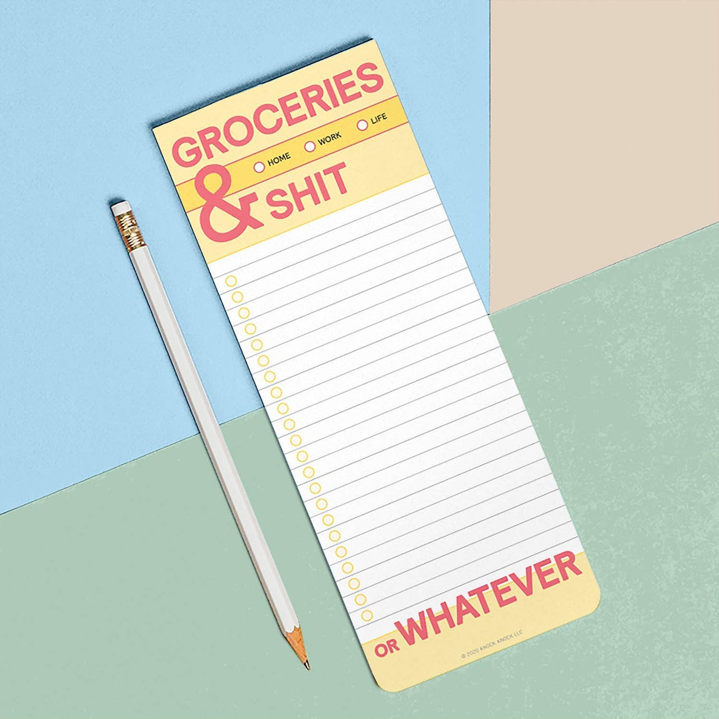 Groceries and Shit Make-a-List Pad