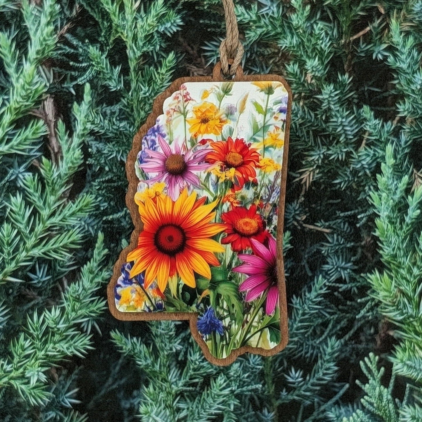 Mississippi Wildflower Ornament