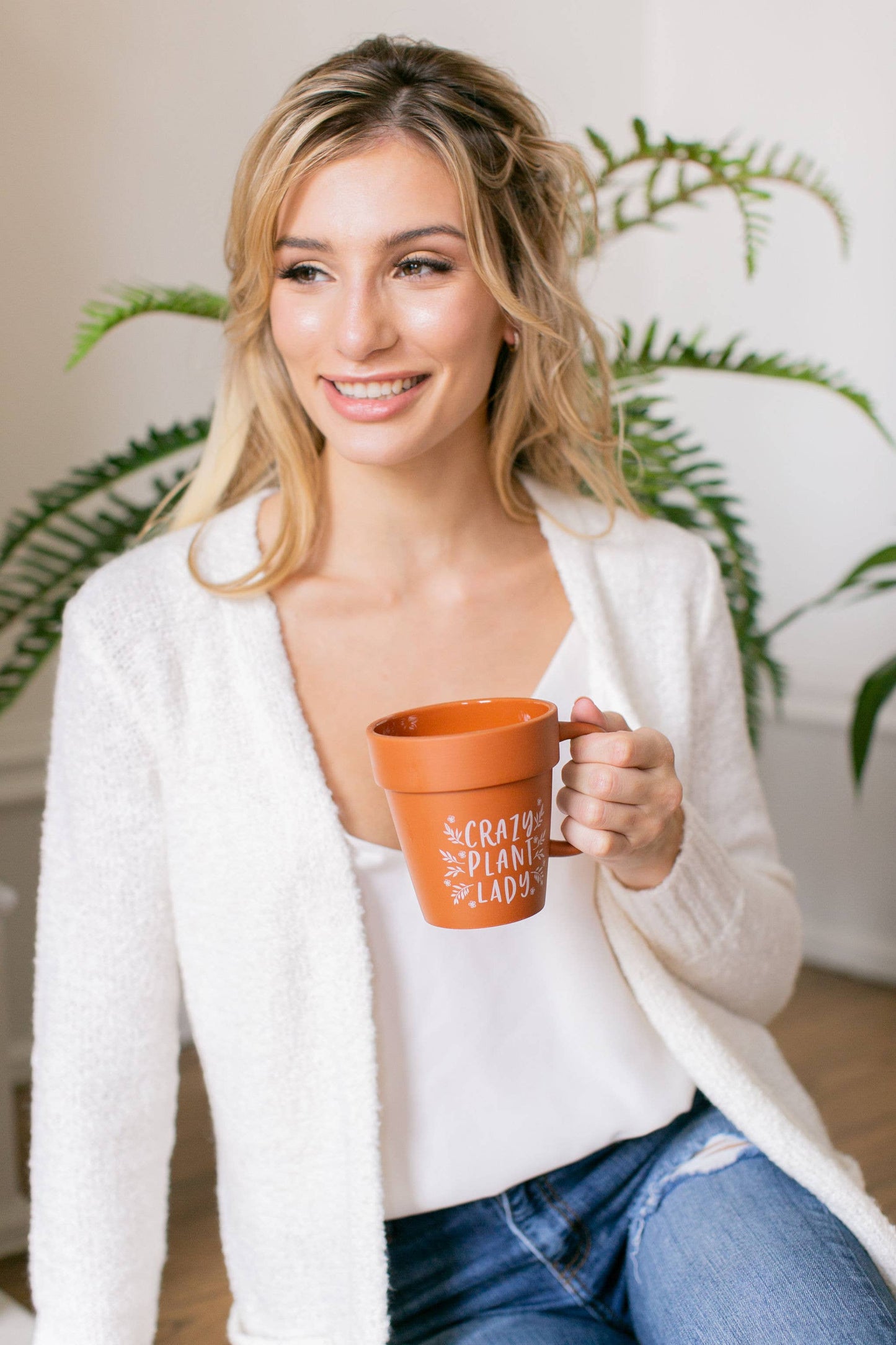 Crazy Plant Lady Terracotta Coffee Mug