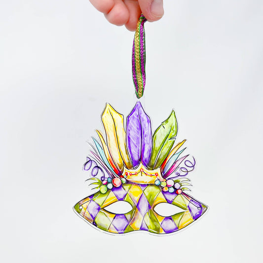 Mardi Gras Carnival Mask Ornament