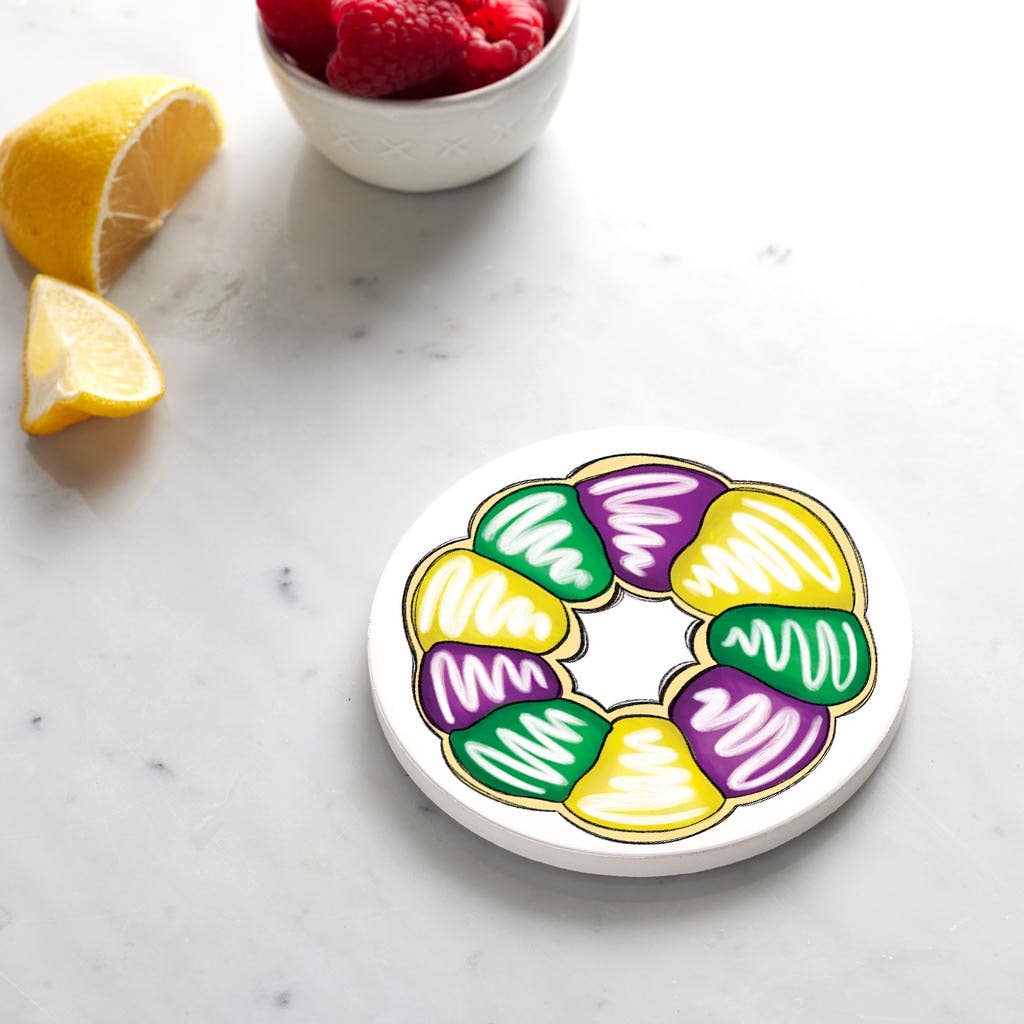 King Cake Coaster
