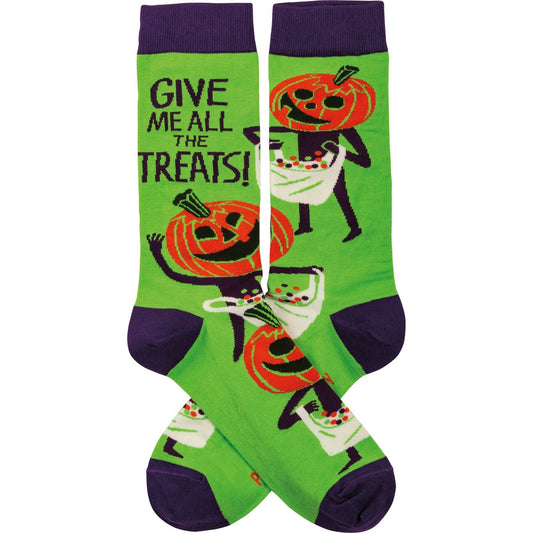 Give Me All The Treats Socks