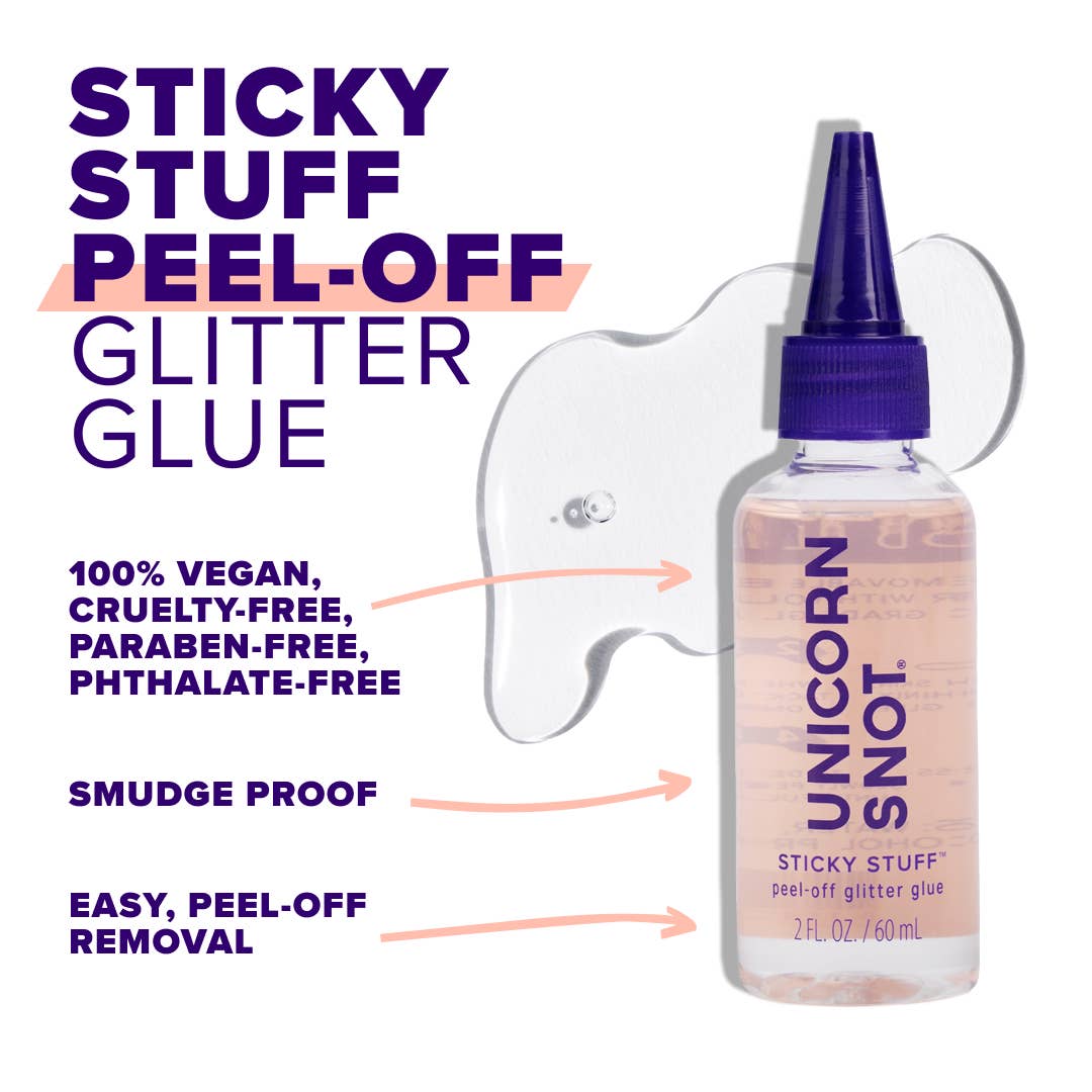 Peel-Off Glitter Adhesive | Glitter Glue